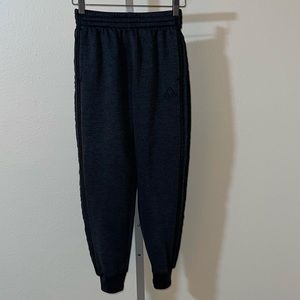 Adidas Kids Black Jogger Sweatpants, Size M (10/12)